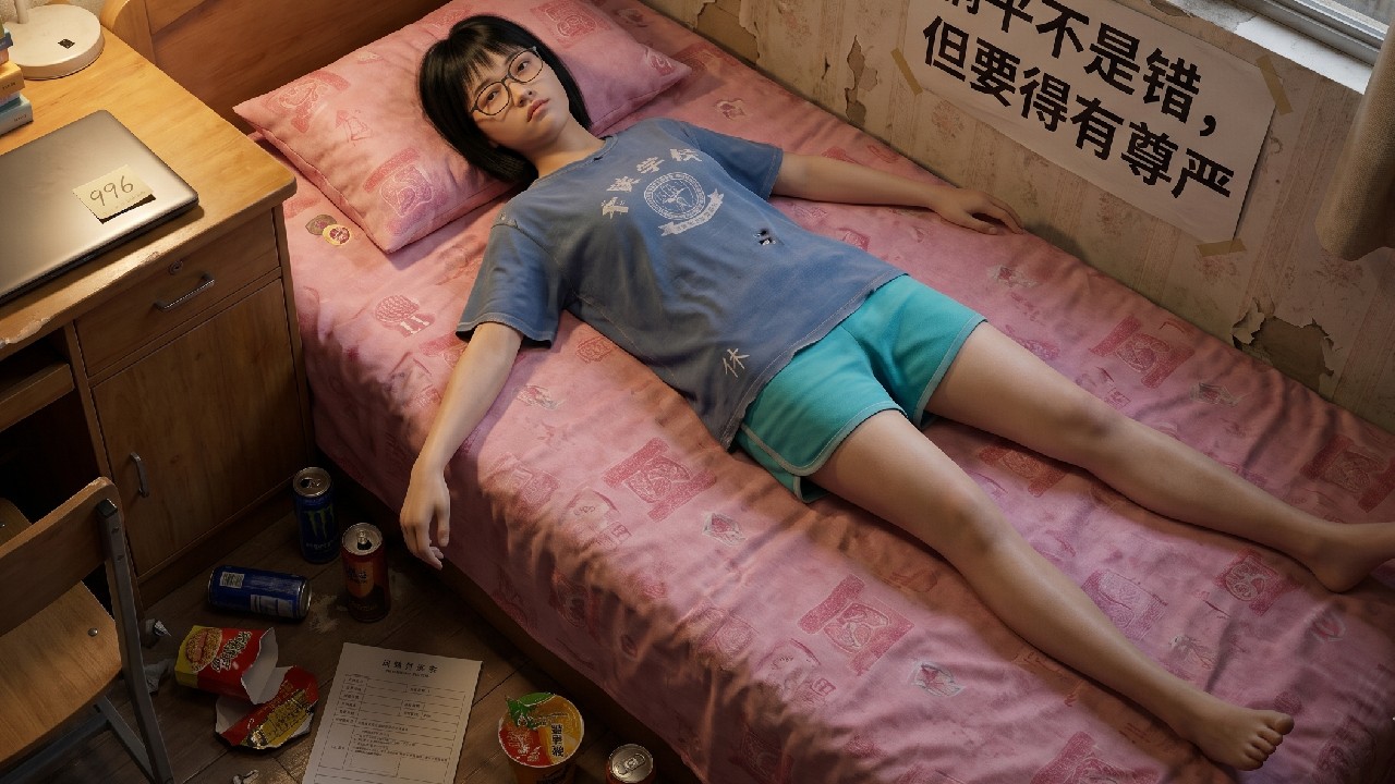 chinese lying flat
