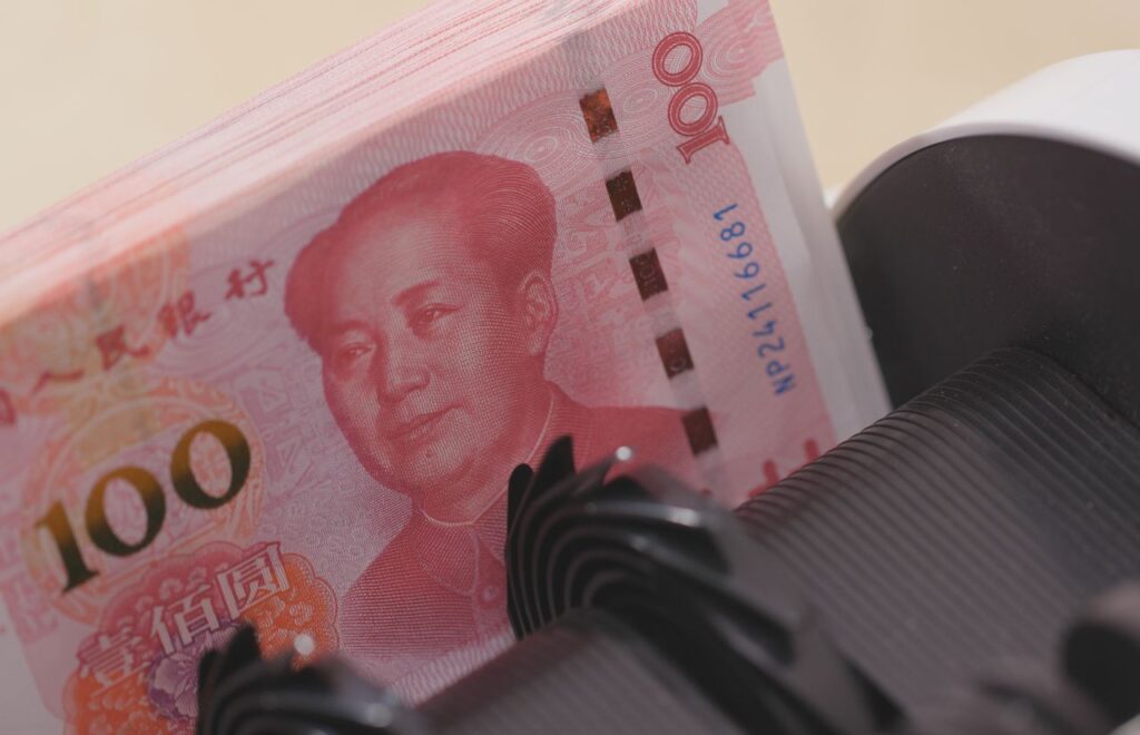 yuan currency in counting machine small
