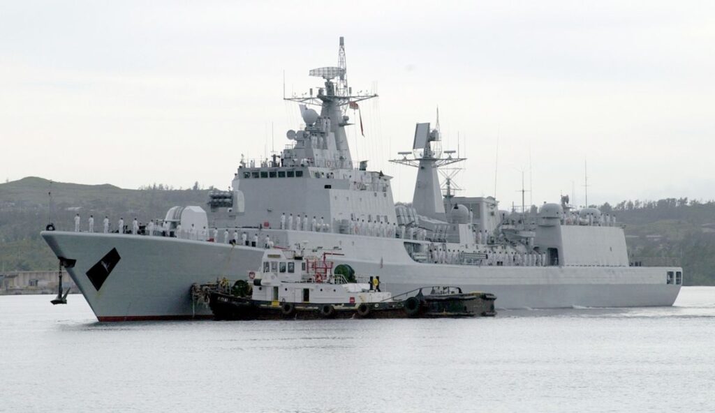 chinese warships around taiwan near daily