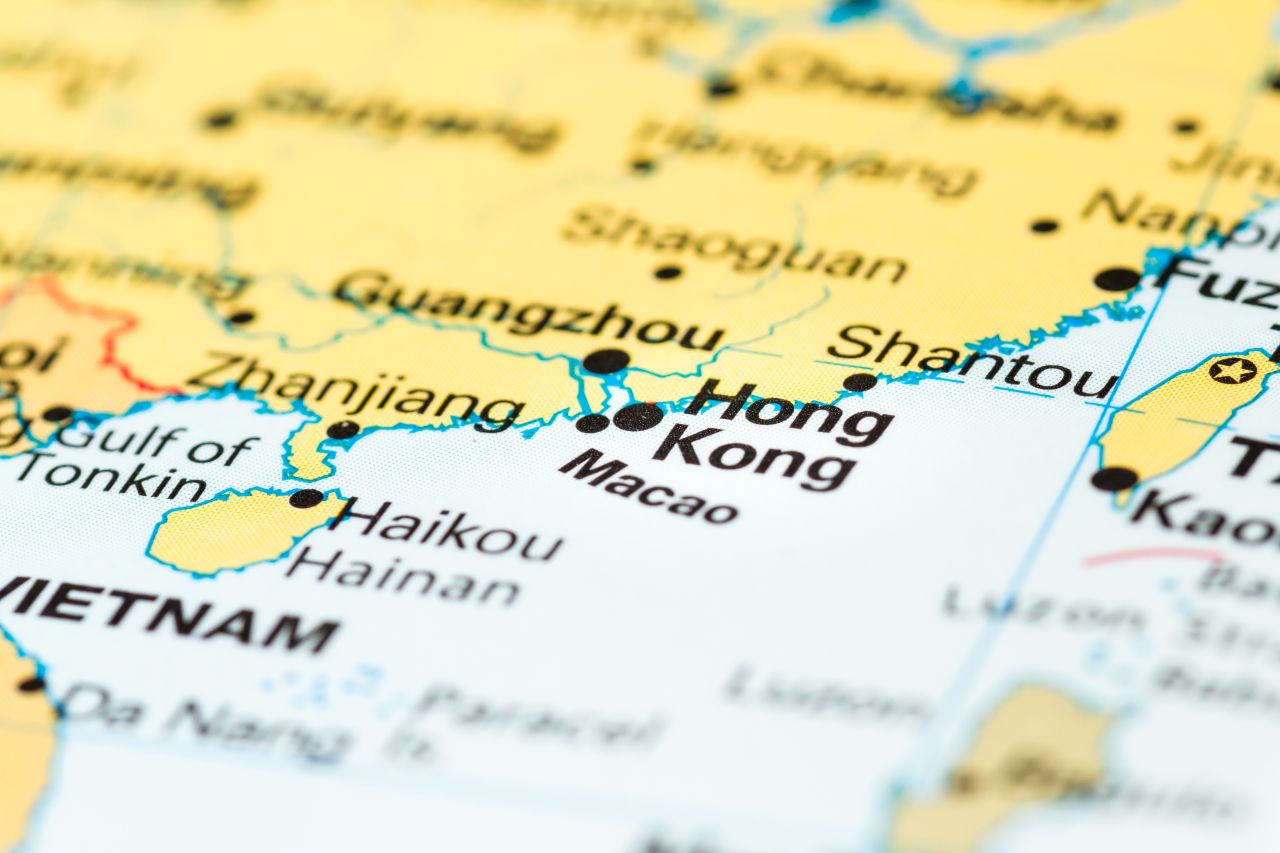 close-up-map-showing-hong-kong-and-macau vietnam s close up map showing hong kong and macau vietnam s