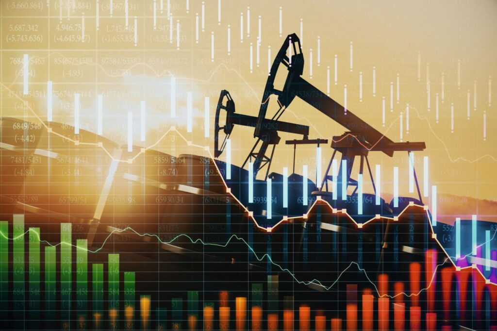 downward forex chart on oil mining s