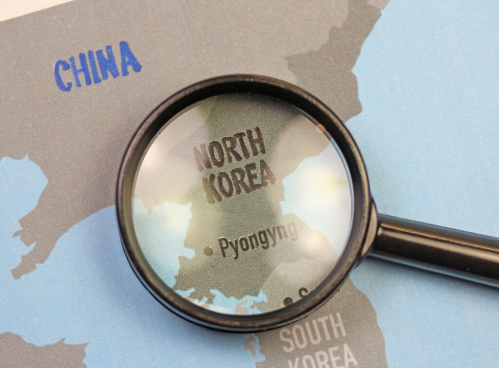 map of north korea china s