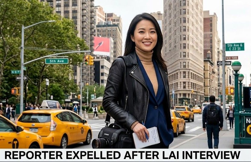 reporter to leave china after being expelled s