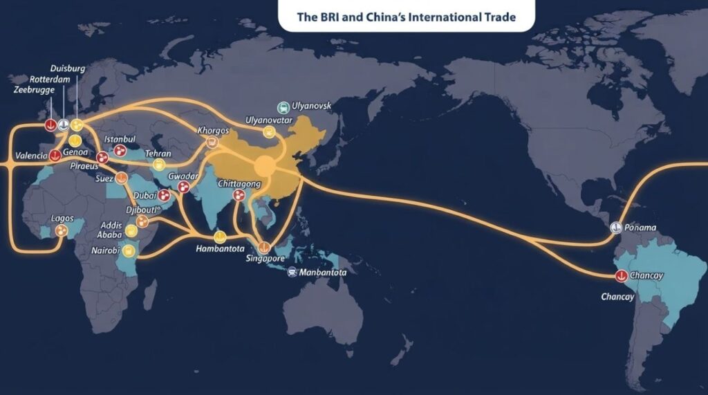 belt and road from china