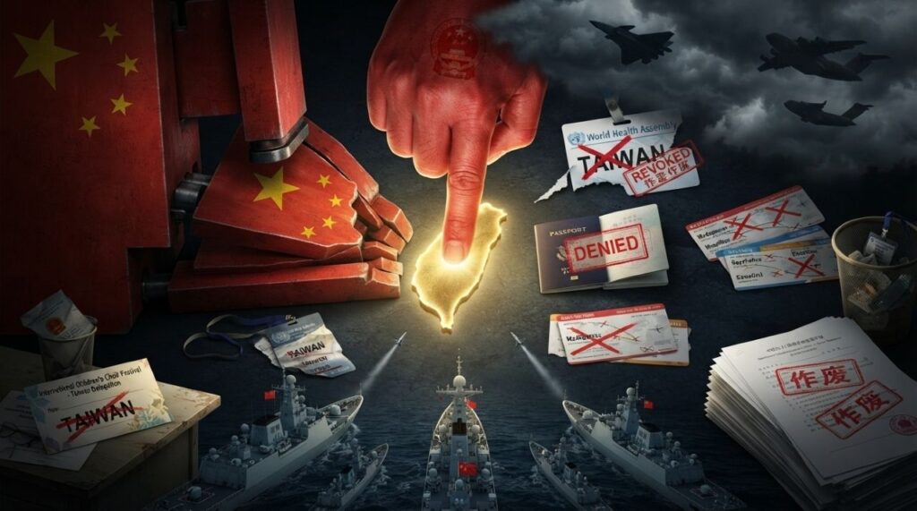 taiwan is being squeezed in every available space