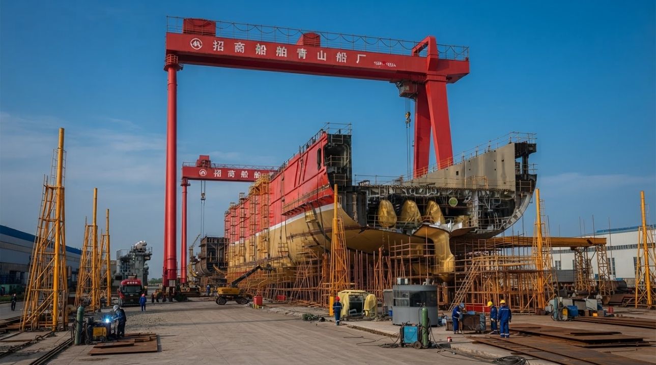 ship builder in china on boom time