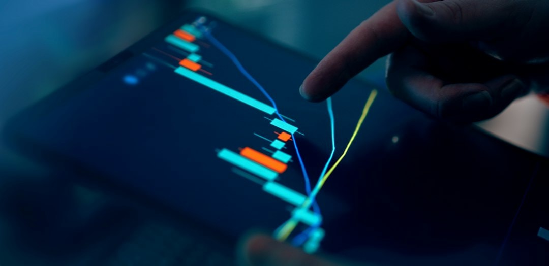 bull and bear stock market chart financial markets close up global economy