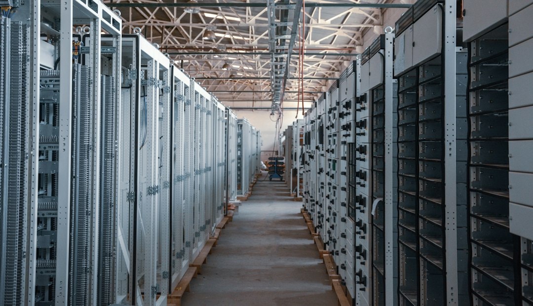 Chinese AI data center server racks